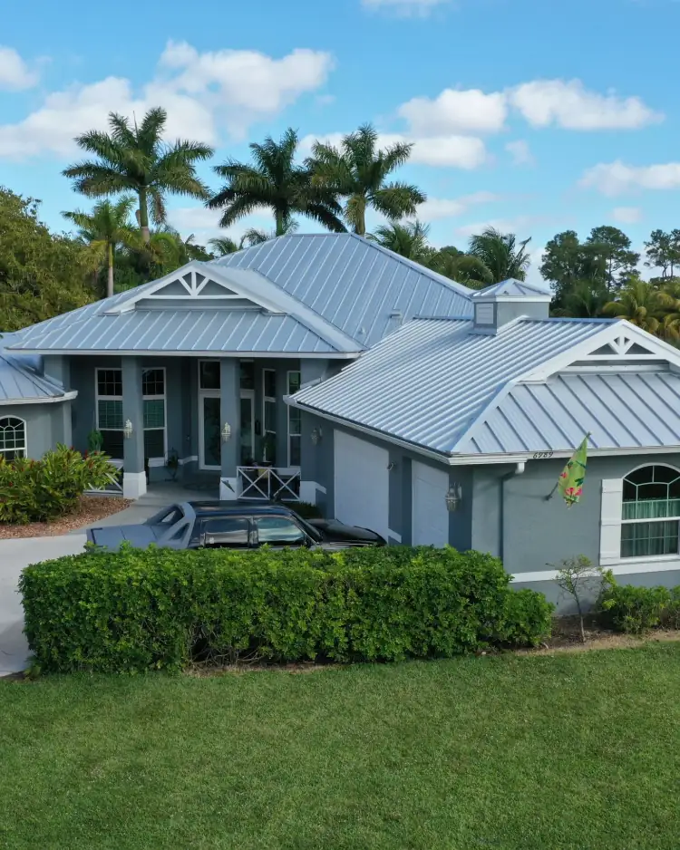 Metal roof replacement, Lake Worth West