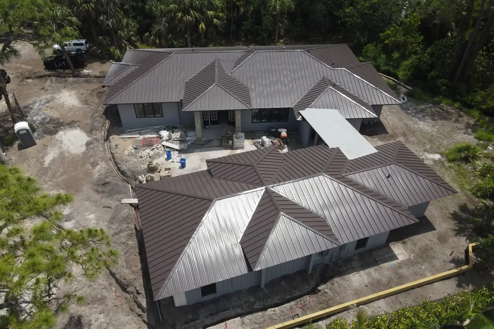 Metal roof replacement, Tequesta